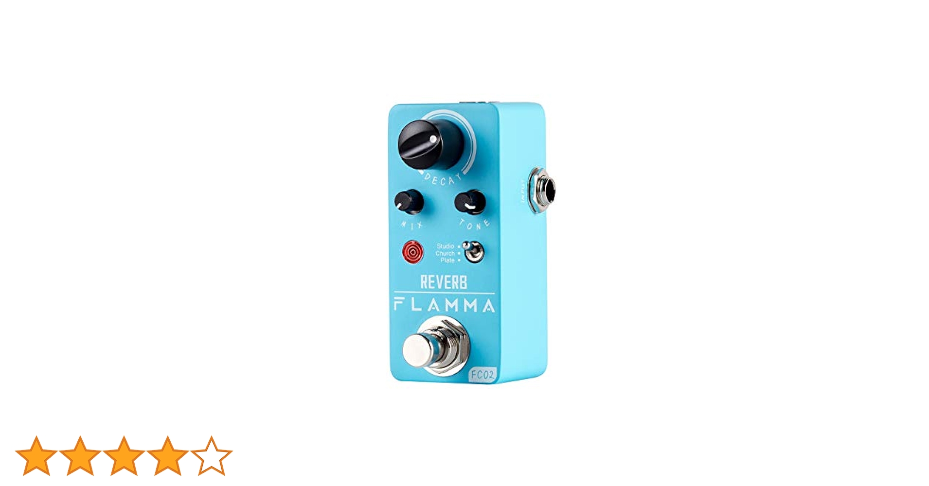 Amazon | FLAMMA FC02 ミニ リバーブ ペダル デジタル ギター
